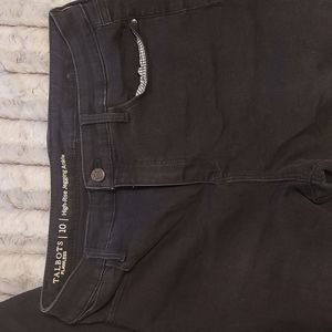 Used Great Condition Talbots High-Rise Jegging Ankle Zipper